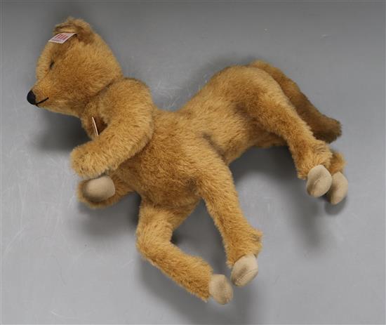 A Steiff Teddytaur, white tag, boxed